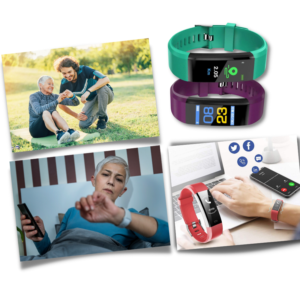 Fitness Tracker Watch with Heart Rate Monitor Step and Distance Tracking for Seniors - Image 7