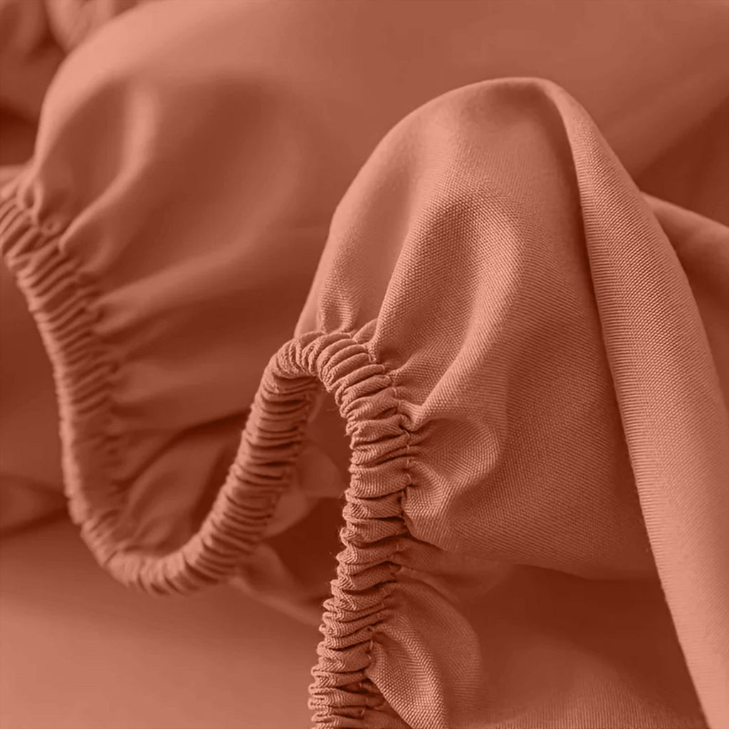 Fitted Bed Sheet Egyptian Cotton with Extra Deep Pocket and Cooling Technology Twin Set - Image 12