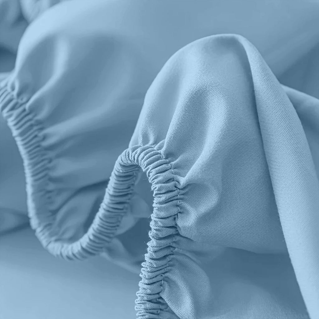 Fitted Bed Sheet Egyptian Cotton with Extra Deep Pocket and Cooling Technology Twin Set - Image 20