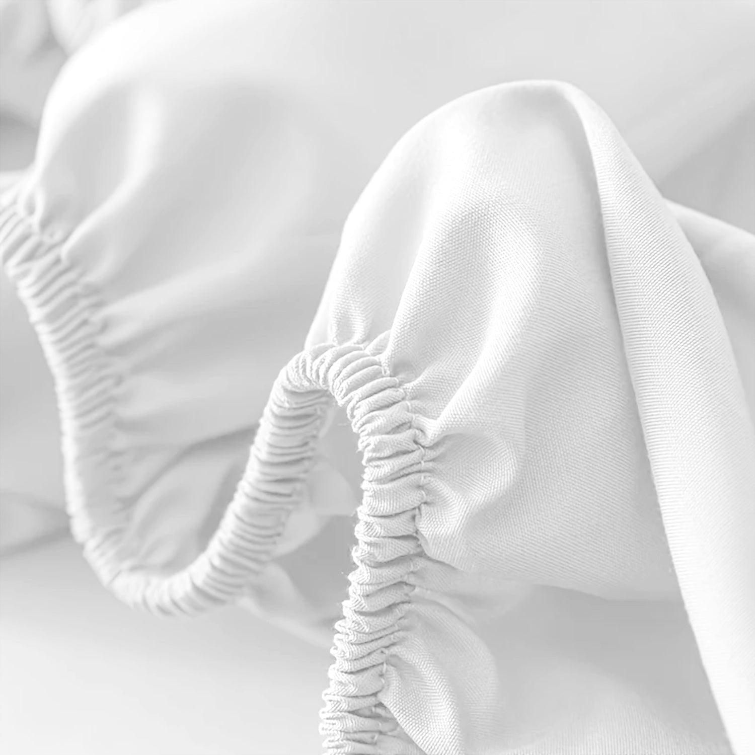 Fitted Bed Sheet Egyptian Cotton with Extra Deep Pocket and Cooling Technology Twin Set - Image 4