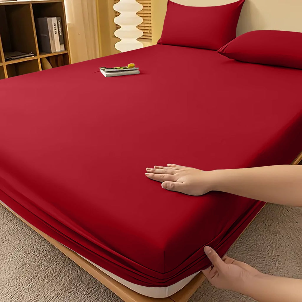 Fitted Bed Sheet Egyptian Cotton with Extra Deep Pocket and Cooling Technology Twin Set - Image 40