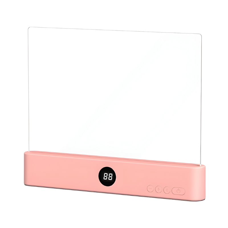 Flat Book Light with Transparent Acrylic Screen and LED Panel for Bedside Reading - Image 4