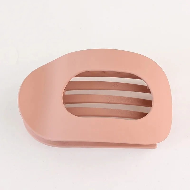 Flat Claw Hair Clip with Matte Finish and Ergonomic Curved Design - Image 5