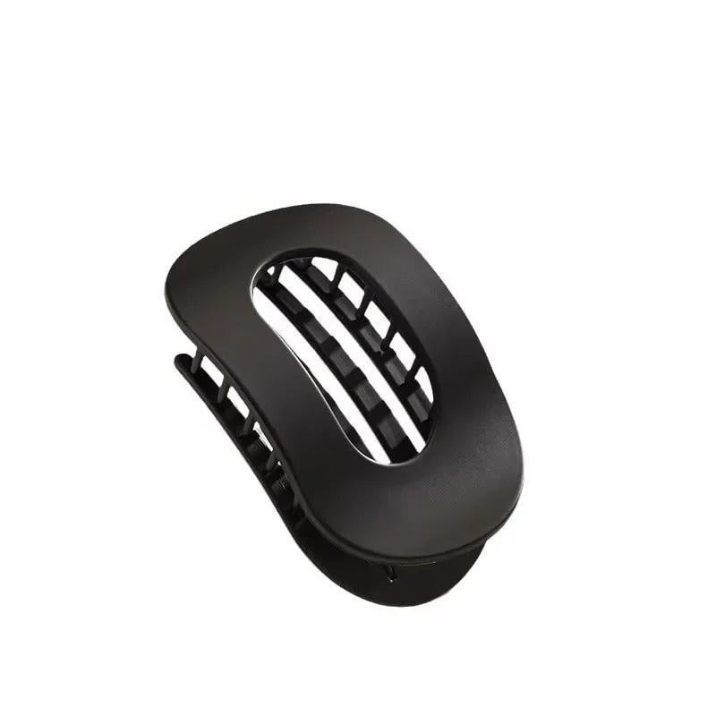 Flat Claw Hair Clip with Matte Finish and Ergonomic Curved Design - Image 9