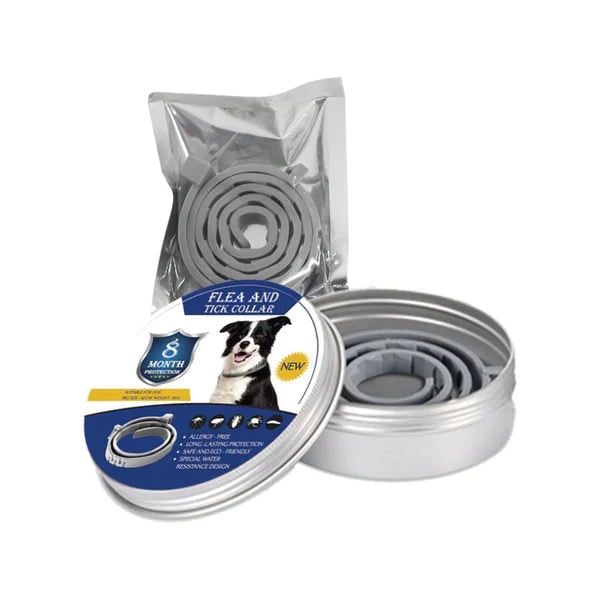 Flea Collar for Cats and Dogs with Natural Ingredients and Adjustable Silicone Strap - Image 2