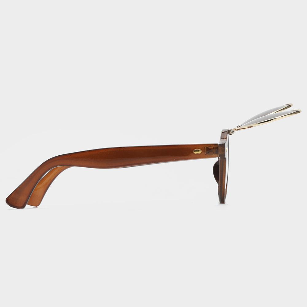 Dual Lens UV400 Flip Up Sunglasses Classic Frame Style