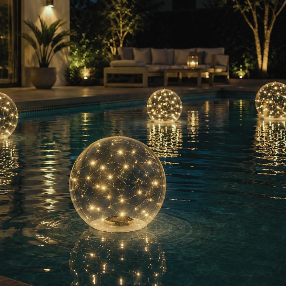 Floating Pool Lights with Solar LED and Inflatable Waterproof Design - Image 2