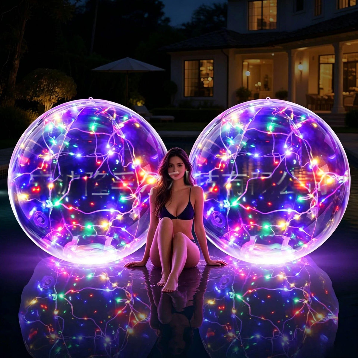 Floating Pool Lights with Solar LED and Inflatable Waterproof Design - Image 6