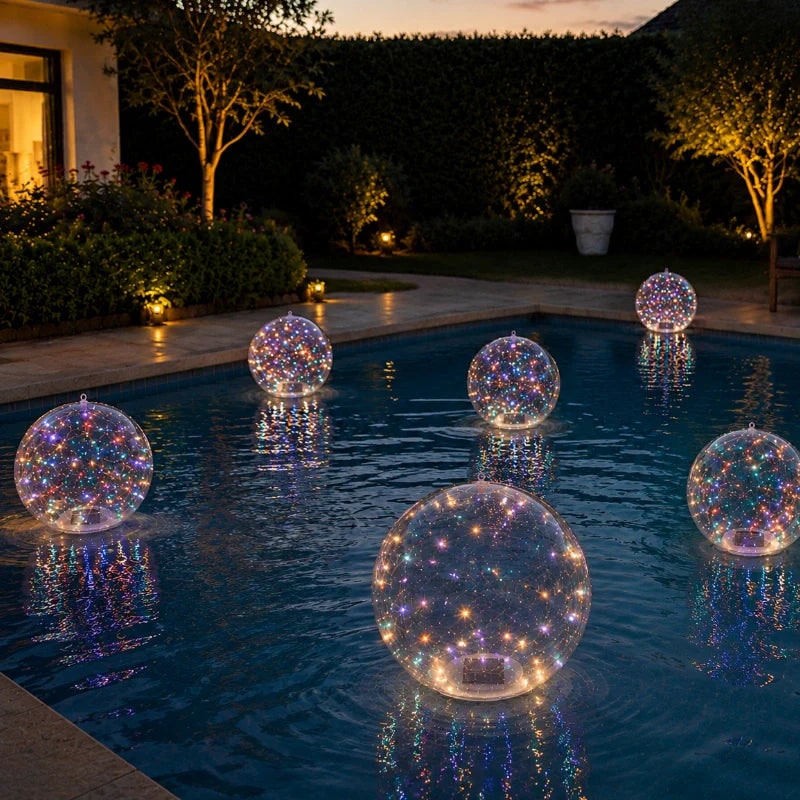 Floating Pool Lights with Solar LED and Inflatable Waterproof Design - Image 7