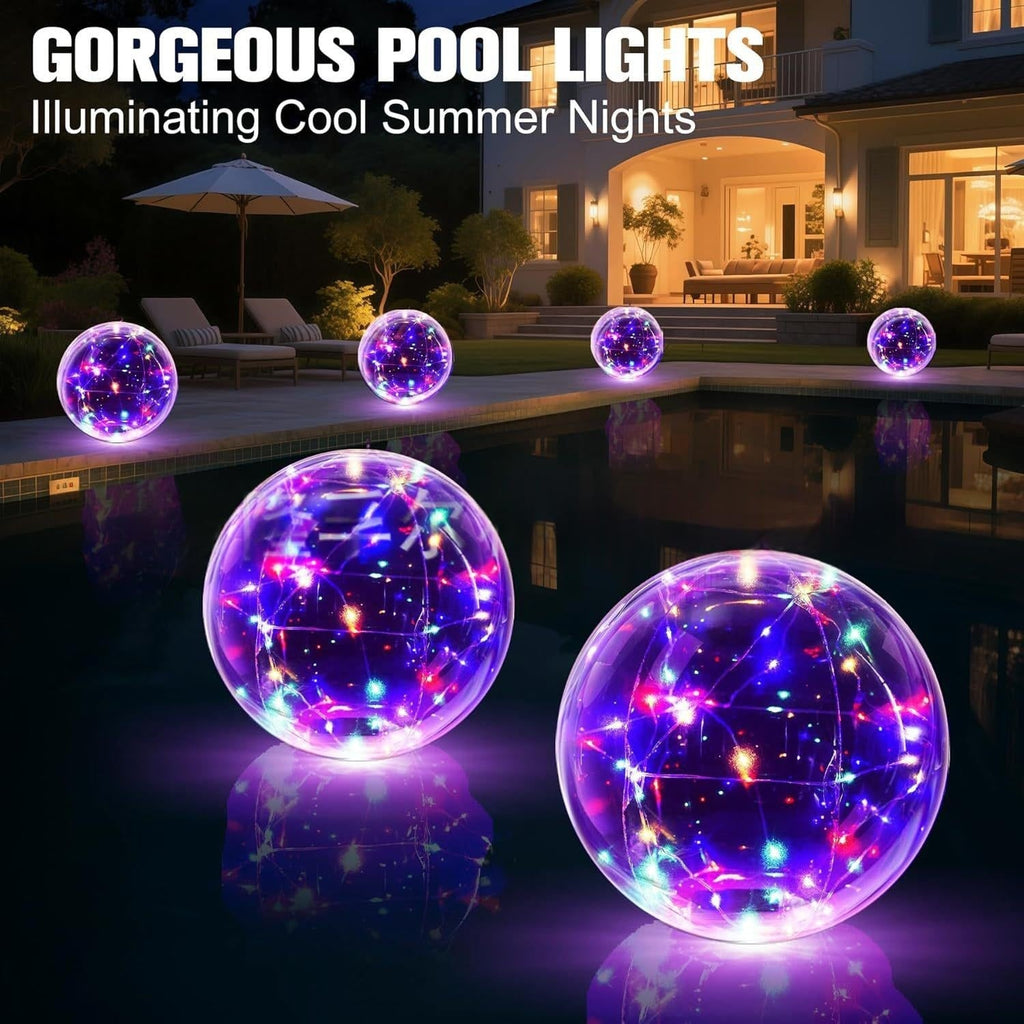 Floating Pool Lights with Solar LED and Inflatable Waterproof Design - Image 9