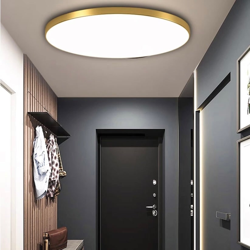 Flush Mount Ceiling Light with Round LED Design and Low Profile Modern Style - Image 12