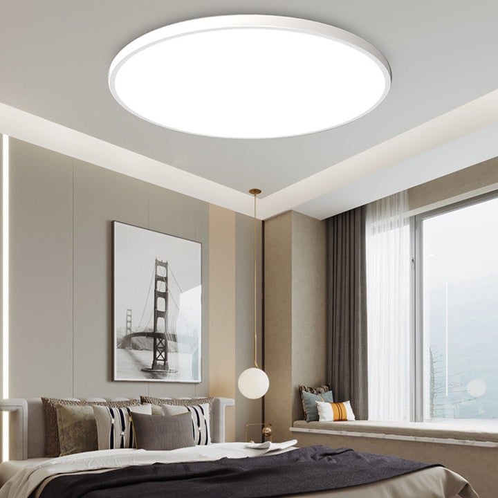Flush Mount Ceiling Light with Round LED Design and Low Profile Modern Style - Image 8