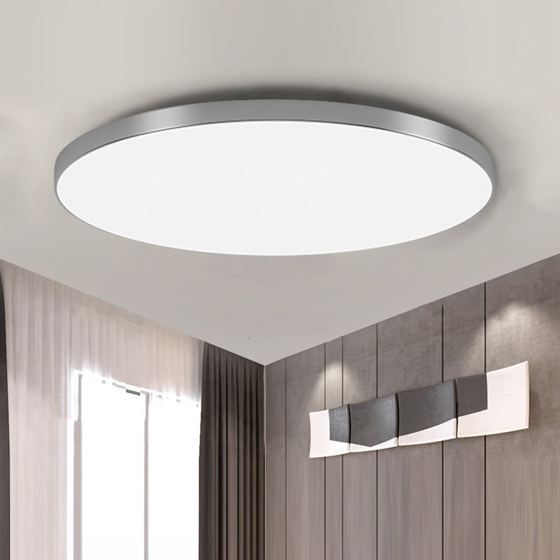 Flush Mount Ceiling Light with Round LED Design and Low Profile Modern Style - Image 9