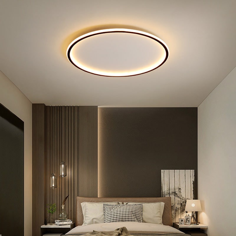 Flush Mount LED Ceiling Light Low Profile Circular Round Dimmable Scandinavian - Image 2