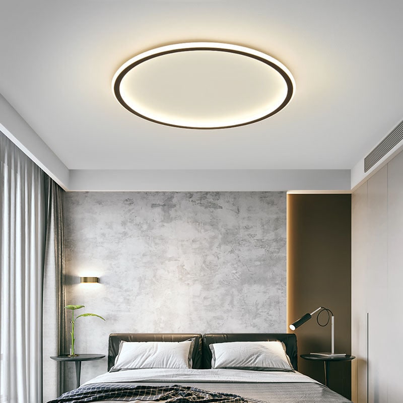 Flush Mount LED Ceiling Light Low Profile Circular Round Dimmable Scandinavian - Image 5