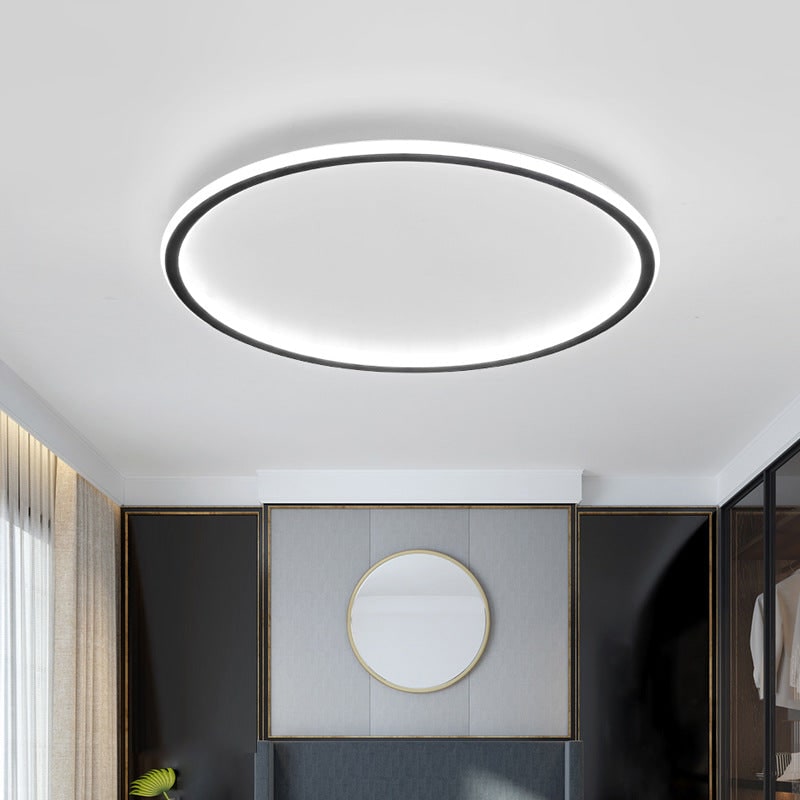 Flush Mount LED Ceiling Light Low Profile Circular Round Dimmable Scandinavian - Image 7