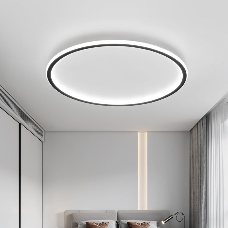 Flush Mount LED Ceiling Light Low Profile Circular Round Dimmable Scandinavian - Image 8
