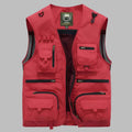 Fly Fishing Vest with Multiple Cargo Pockets Mesh Back and Lightweight Utility Design - Image 1