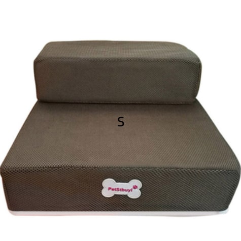 Foam Dog Stairs Two Step Foldable Pet for Cats with Breathable Cover Collapsible - Image 10