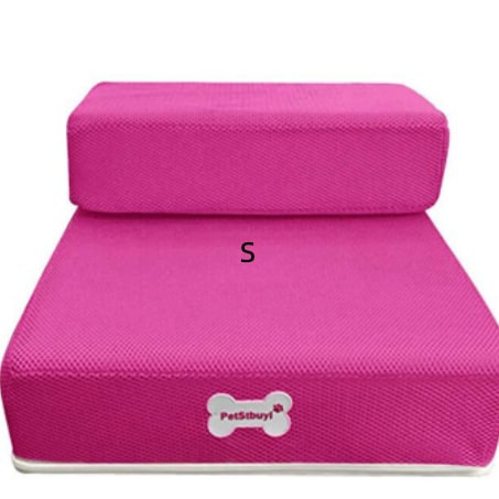 Foam Dog Stairs Two Step Foldable Pet for Cats with Breathable Cover Collapsible - Image 11