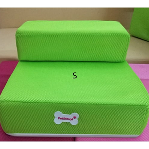 Foam Dog Stairs Two Step Foldable Pet for Cats with Breathable Cover Collapsible - Image 15