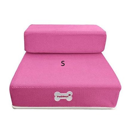 Foam Dog Stairs Two Step Foldable Pet for Cats with Breathable Cover Collapsible - Image 16
