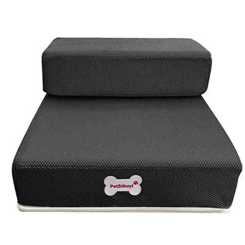 Foam Dog Stairs Two Step Foldable Pet for Cats with Breathable Cover Collapsible - Image 25