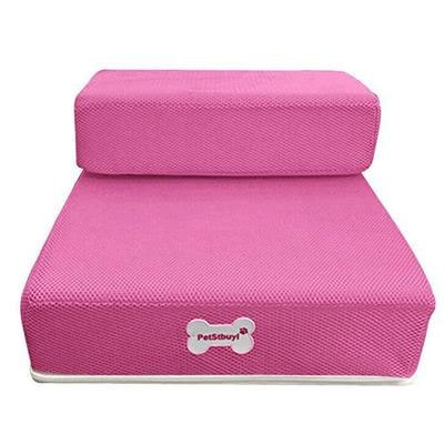 Foam Dog Stairs Two Step Foldable Pet for Cats with Breathable Cover Collapsible - Image 6