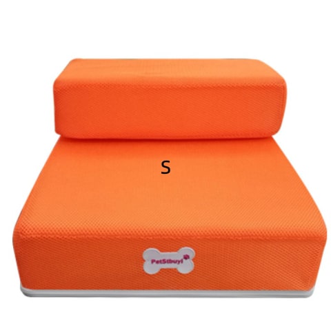Foam Dog Stairs Two Step Foldable Pet for Cats with Breathable Cover Collapsible - Image 8