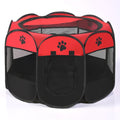 Foldable Dog Playpen Cat Pet Portable Mesh Breathable Zippered Octagonal Tent - Image 2