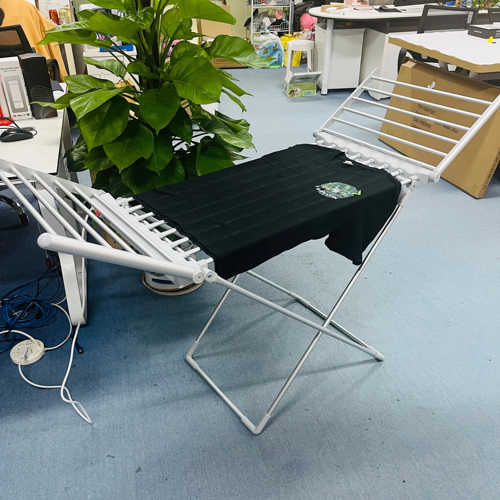 Foldable Heated Clothes Drying Rack and Airer with Adjustable Wings for Indoor Use - Image 3