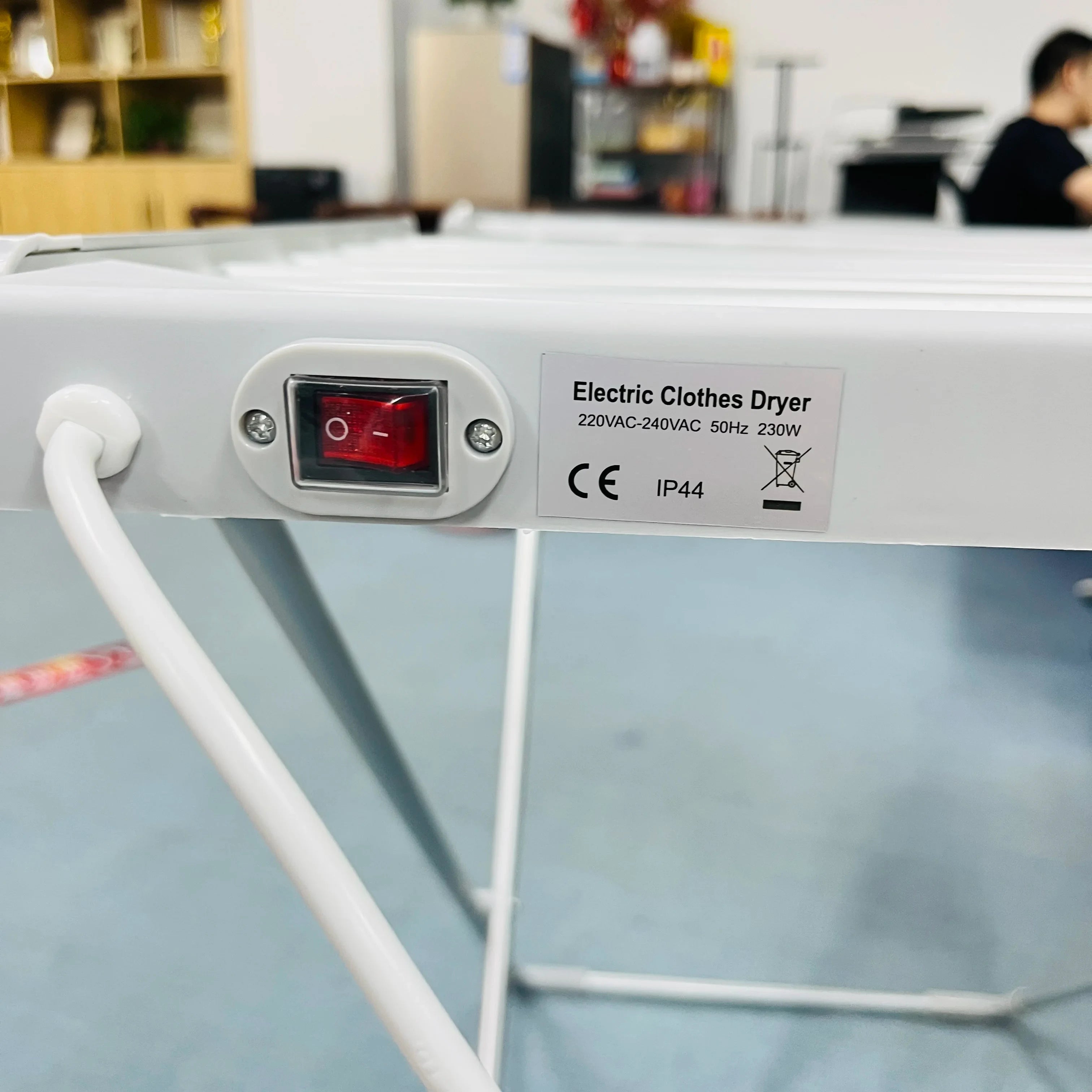 Foldable Heated Clothes Drying Rack and Airer with Adjustable Wings for Indoor Use - Image 7