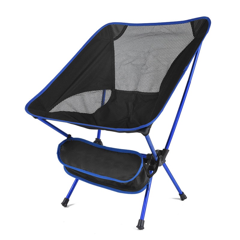 Folding Camping Chair Collapsible Portable Lightweight Aluminum with Breathable Mesh and Storage Bag - Image 10