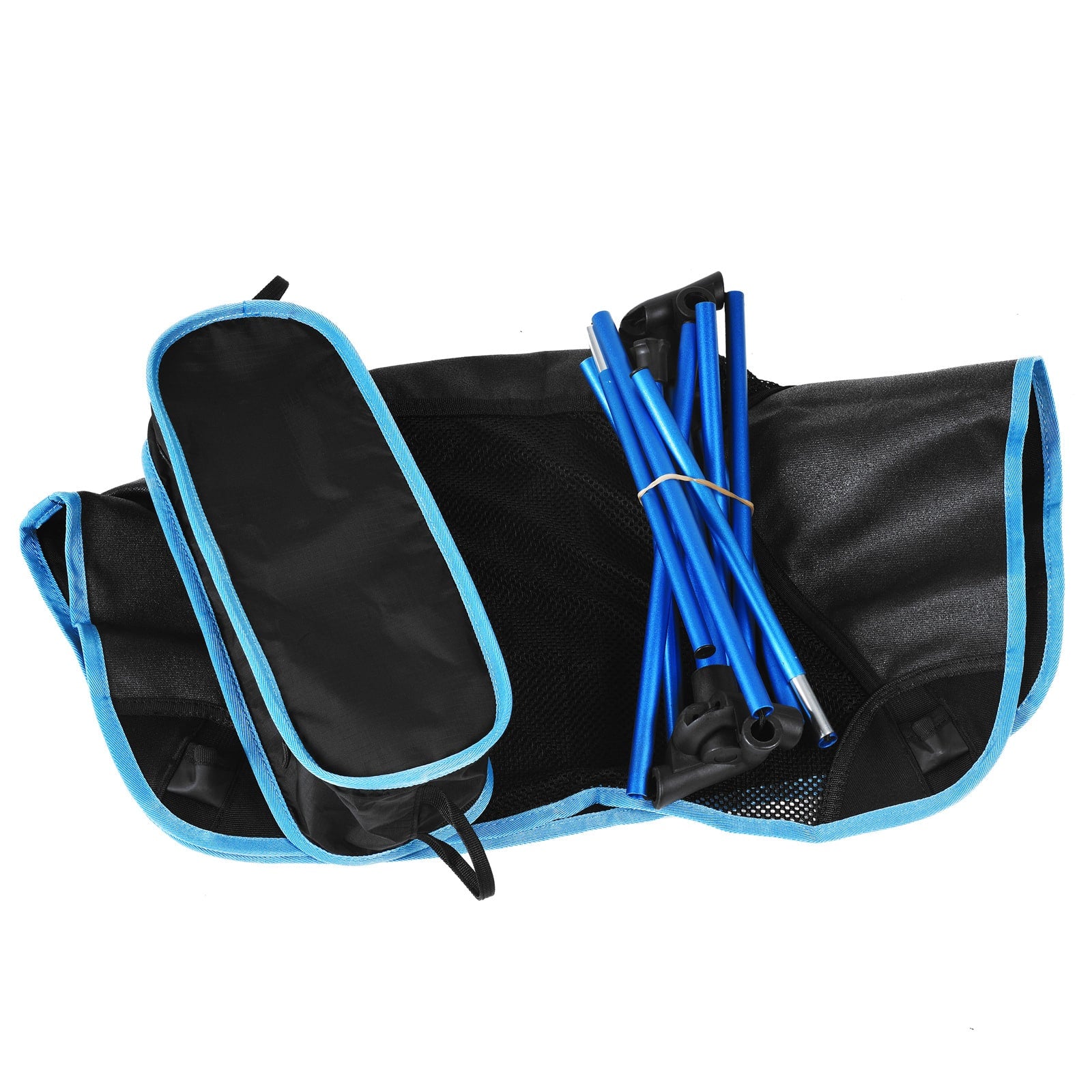 Folding Camping Chair Collapsible Portable Lightweight Aluminum with Breathable Mesh and Storage Bag - Image 12