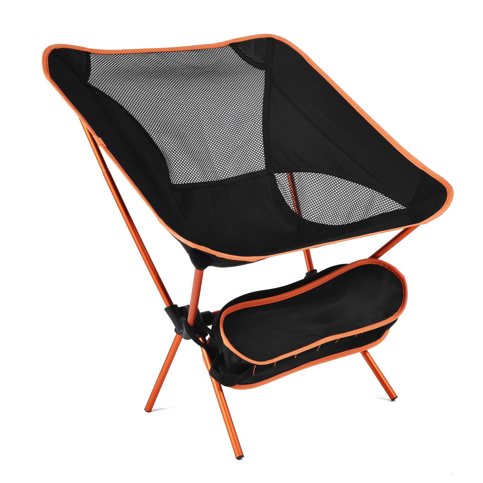 Folding Camping Chair Collapsible Portable Lightweight Aluminum with Breathable Mesh and Storage Bag - Image 13