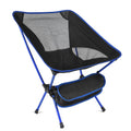 Folding Camping Chair Collapsible Portable Lightweight Aluminum with Breathable Mesh and Storage Bag - Image 2