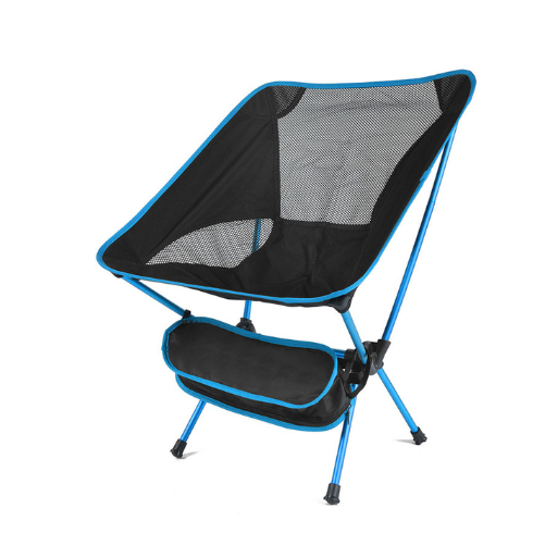 Folding Camping Chair Collapsible Portable Lightweight Aluminum with Breathable Mesh and Storage Bag - Image 5