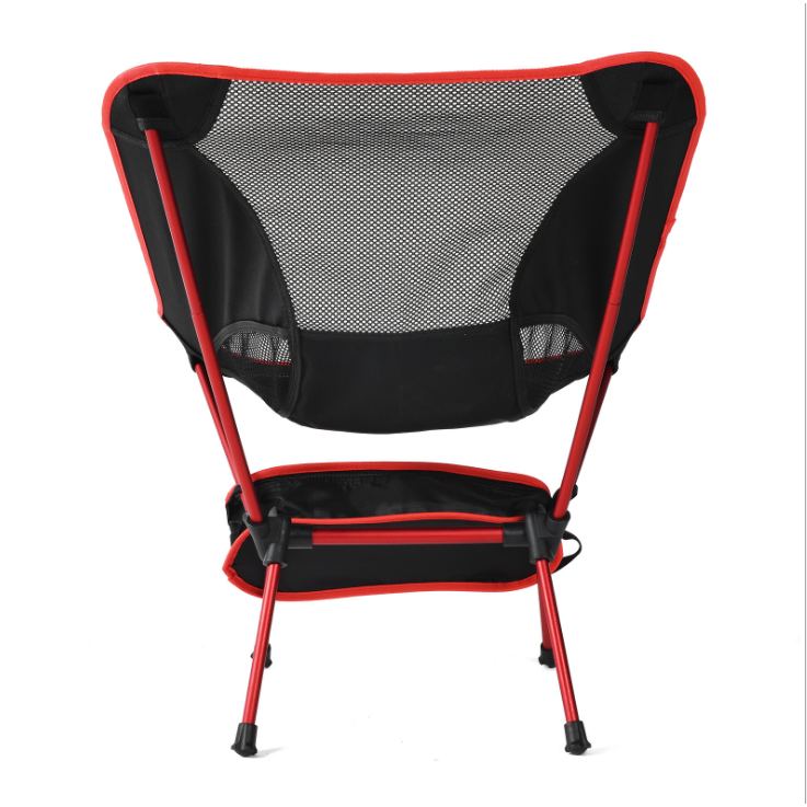 Folding Camping Chair Collapsible Portable Lightweight Aluminum with Breathable Mesh and Storage Bag - Image 8