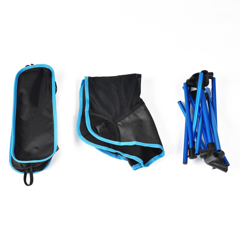 Folding Camping Chair Collapsible Portable Lightweight Aluminum with Breathable Mesh and Storage Bag - Image 9
