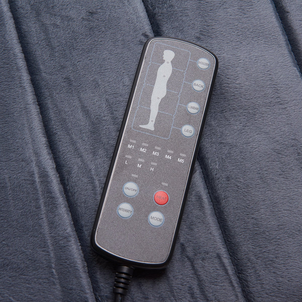 Full Body Massage Mat Heated Vibrating Foldable Remote Control Portable - Image 3