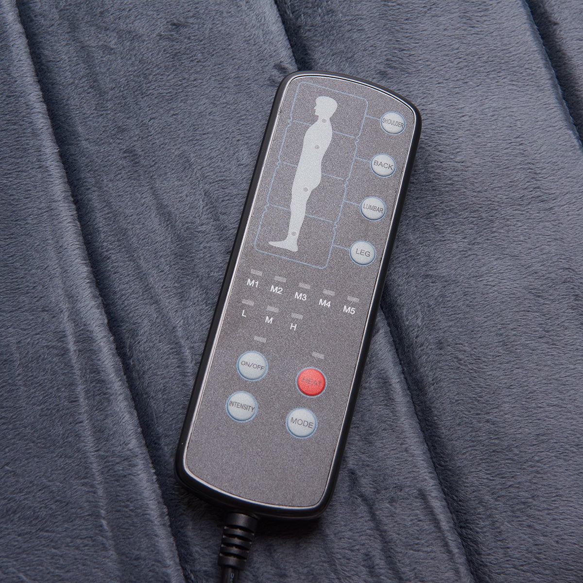 Full Body Massage Mat Heated Vibrating Foldable Remote Control Portable - Image 3