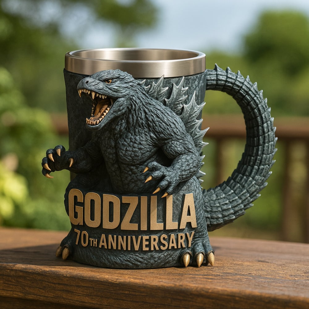 Fun Coffee Mug Novelty Monster Stainless Steel Sculpted 3D Themed - Image 2