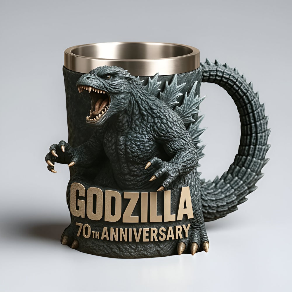Fun Coffee Mug Novelty Monster Stainless Steel Sculpted 3D Themed - Image 3