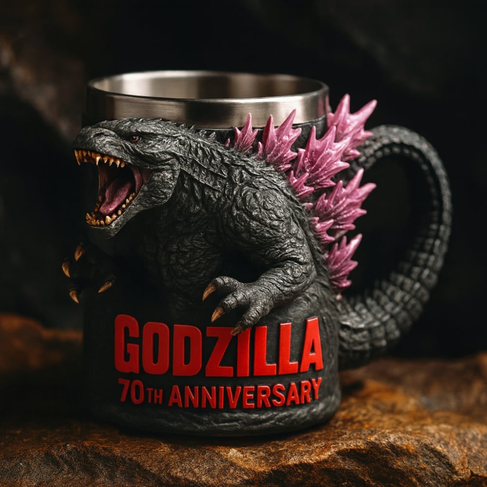 Fun Coffee Mug Novelty Monster Stainless Steel Sculpted 3D Themed - Image 5
