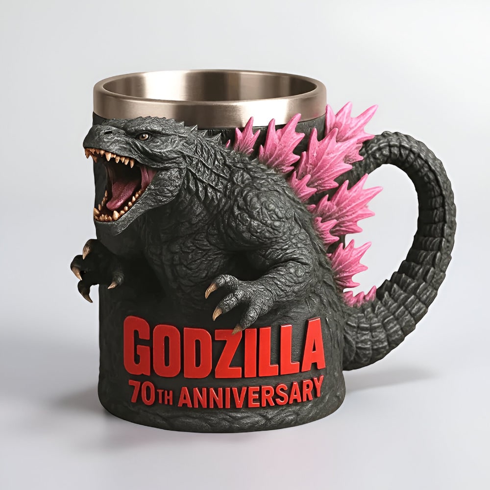 Fun Coffee Mug Novelty Monster Stainless Steel Sculpted 3D Themed - Image 6