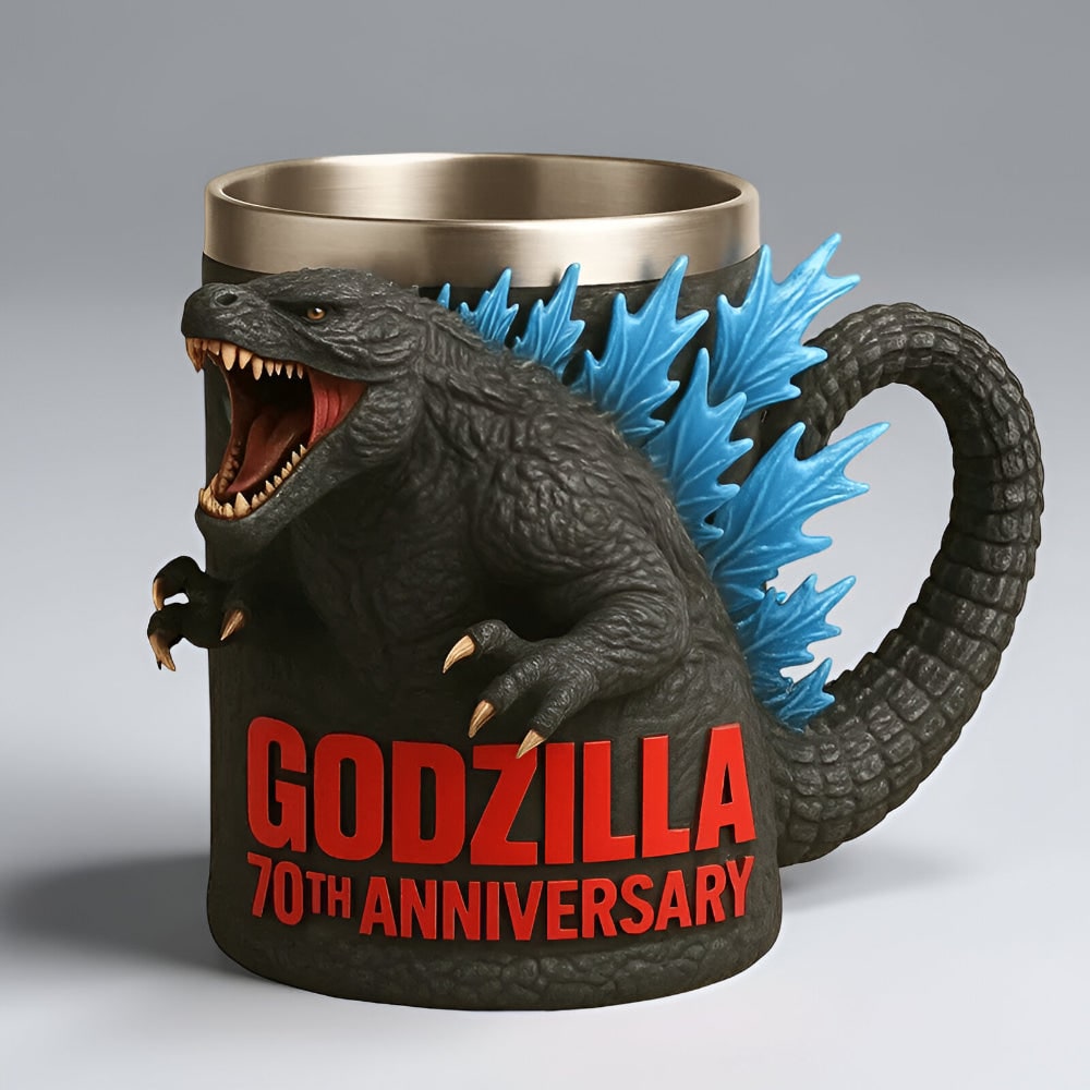 Fun Coffee Mug Novelty Monster Stainless Steel Sculpted 3D Themed - Image 8