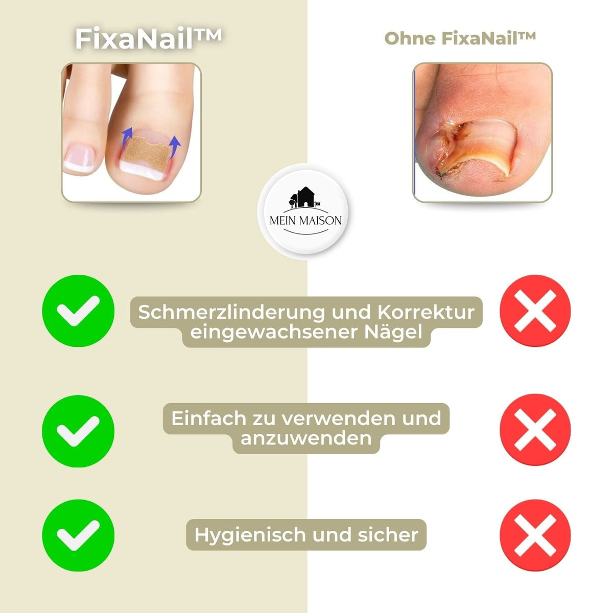 Fungus Nail Patches with Ingrown Toenail Elastic Correction and Peel-Stick Application 20 Count - Image 6