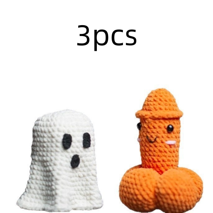 Gag Gift Hilarious White Elephant Funniest Crochet Plush Toy Silly - Image 2
