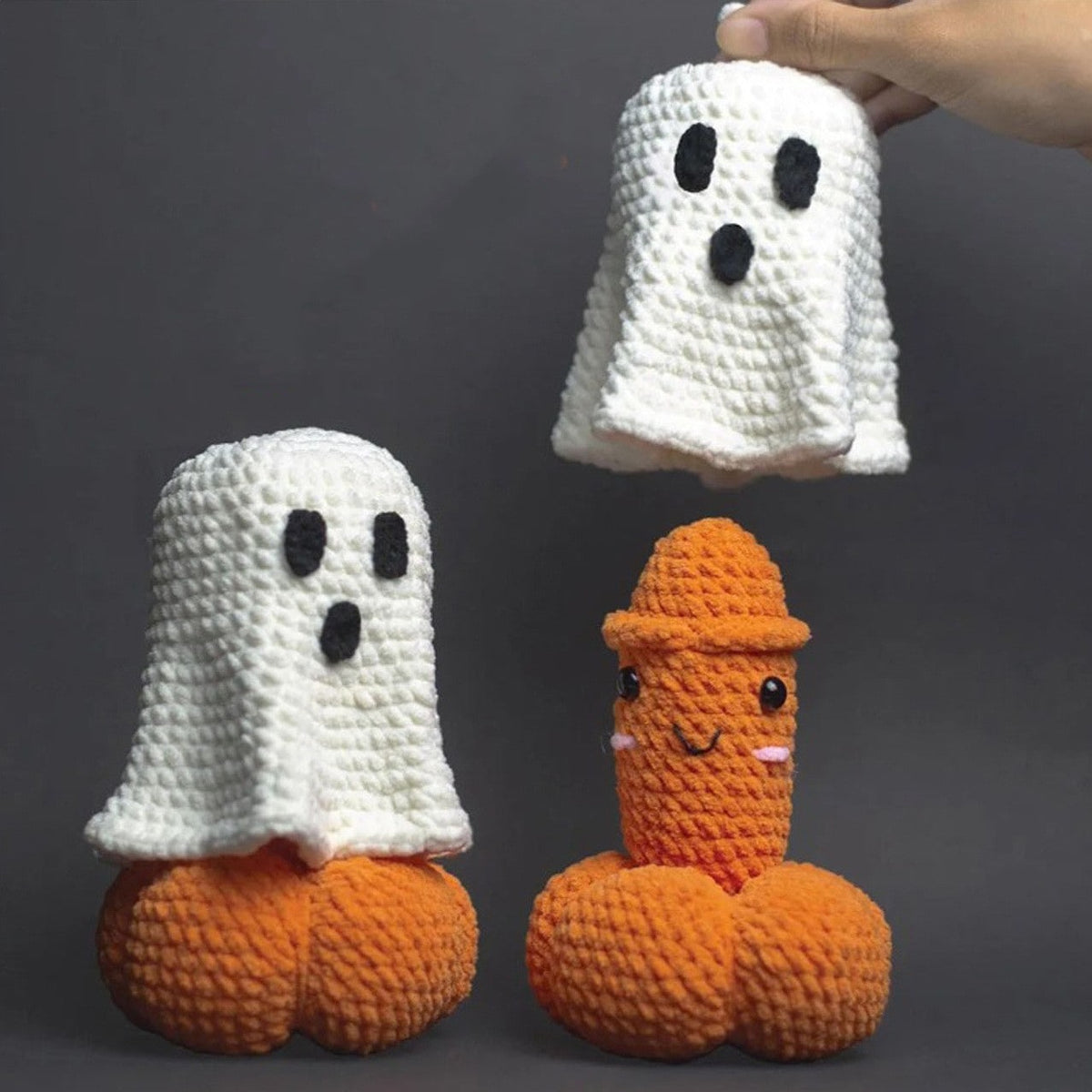Gag Gift Hilarious White Elephant Funniest Crochet Plush Toy Silly - Image 3