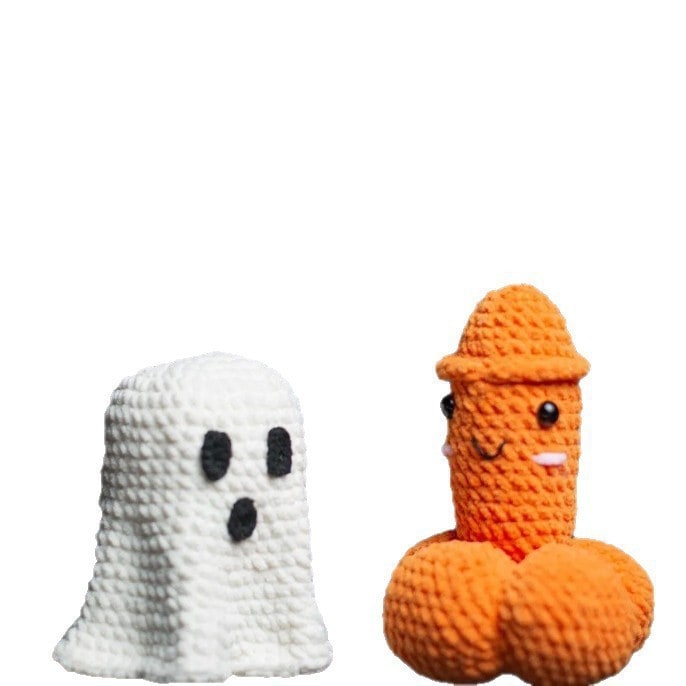 Gag Gift Hilarious White Elephant Funniest Crochet Plush Toy Silly - Image 7